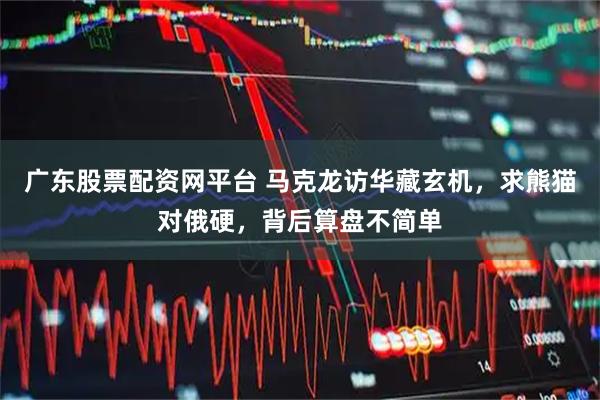 广东股票配资网平台 马克龙访华藏玄机，求熊猫对俄硬，背后算盘不简单